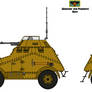 Sputnik BR-40 Dust Armored Car w-25m HV Auto Canno