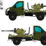 Iveco Daily 4x4 Truck w- Twin 25mm HV AA Cannons