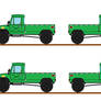 Meredith-WUV A3 Light Long Bed Pickup Truck Set