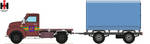 International Harvister Flatbed w-Box Trailer by DonaldMoore909