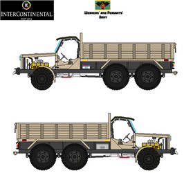 IC-460 Military Desert Cargo Truck