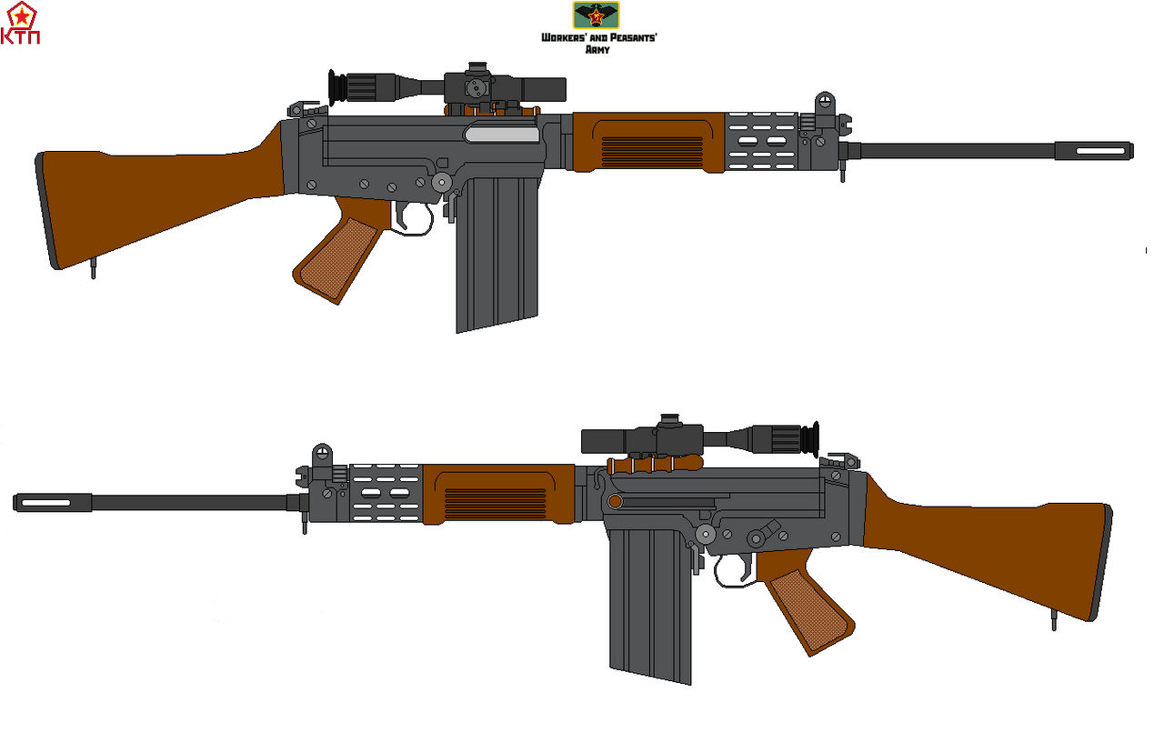 FAL Combat Rifle W-1x4 Scope by DonaldMoore909 on DeviantArt