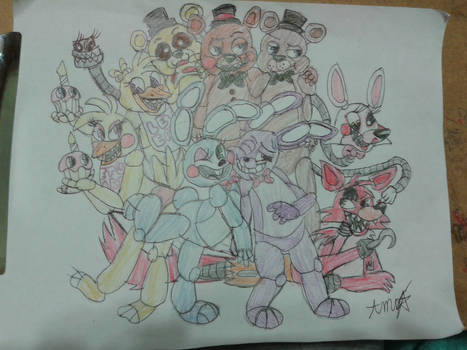 the fnaf family