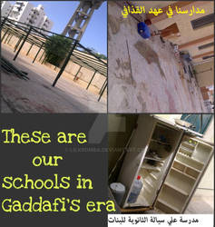 schools in Gaddafi's era