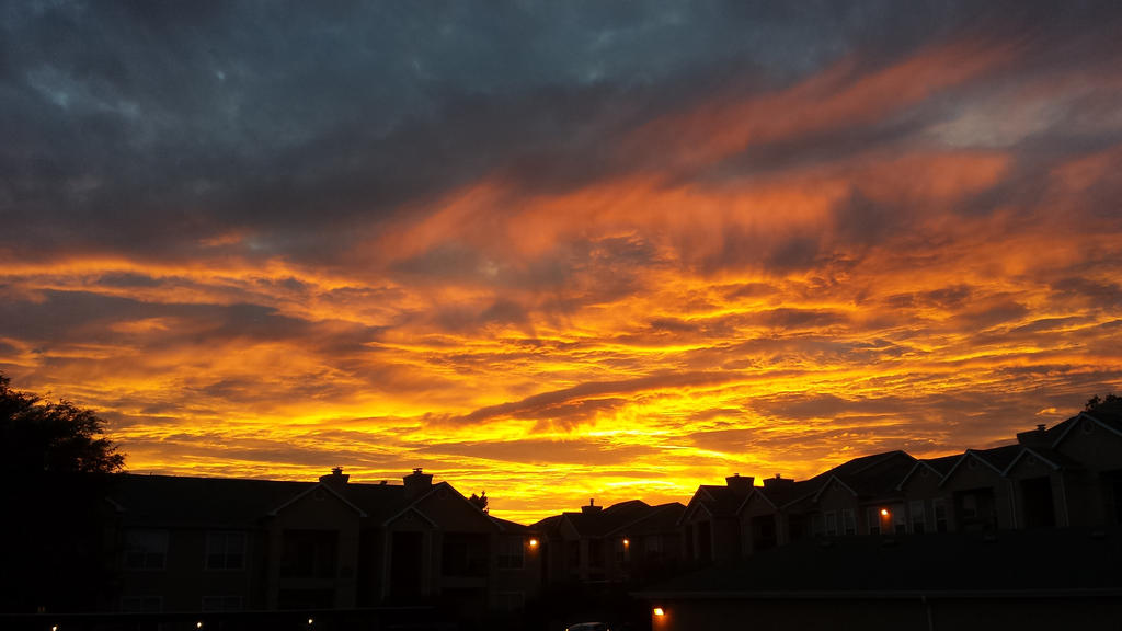 Golden Soaked Clouds