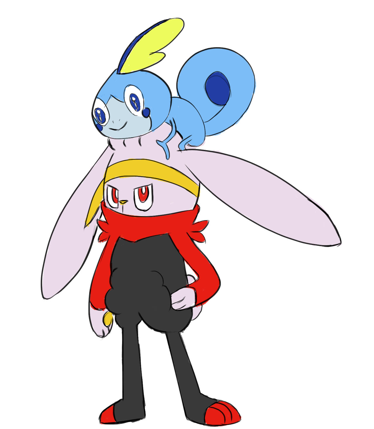Sobble Raboot Raboot and Sobble by Absolute-Absol on DeviantArt