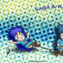 Saga y Kanon chibis