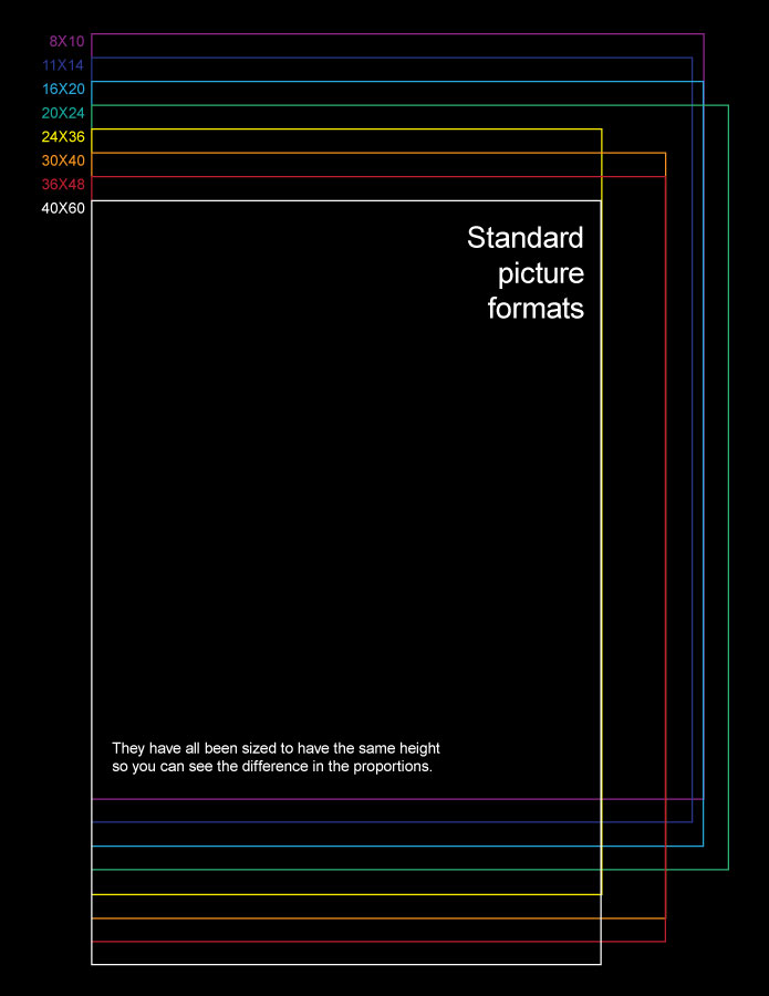 Standard picture formats