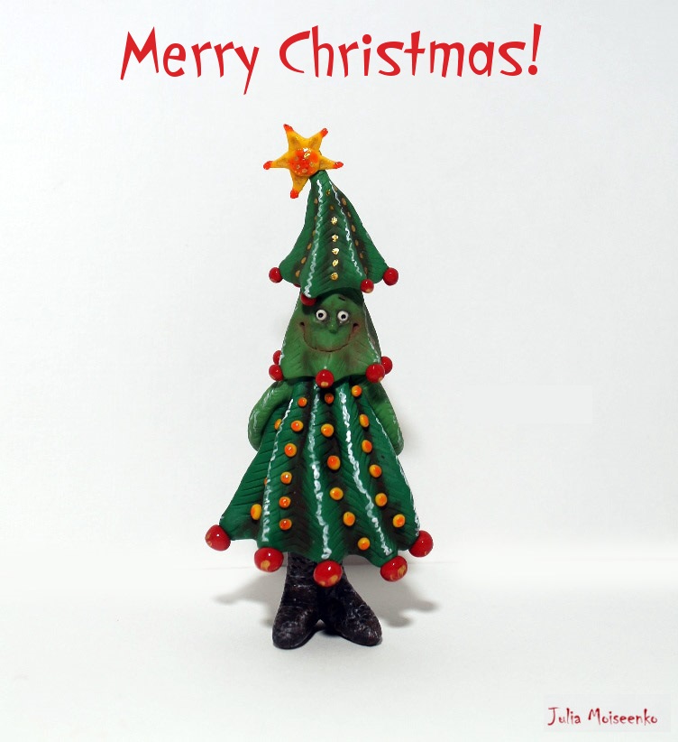 Christmas tree doll