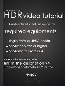 HDR tutorial