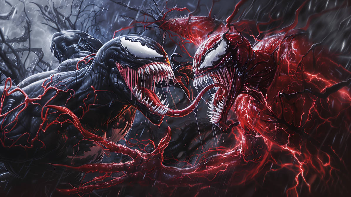 VENOM AND CARNAGE WALLPAPER By LoomisAI120 On DeviantArt venom-and-carnage-wallpaper-by-loomisai120-on-deviantart