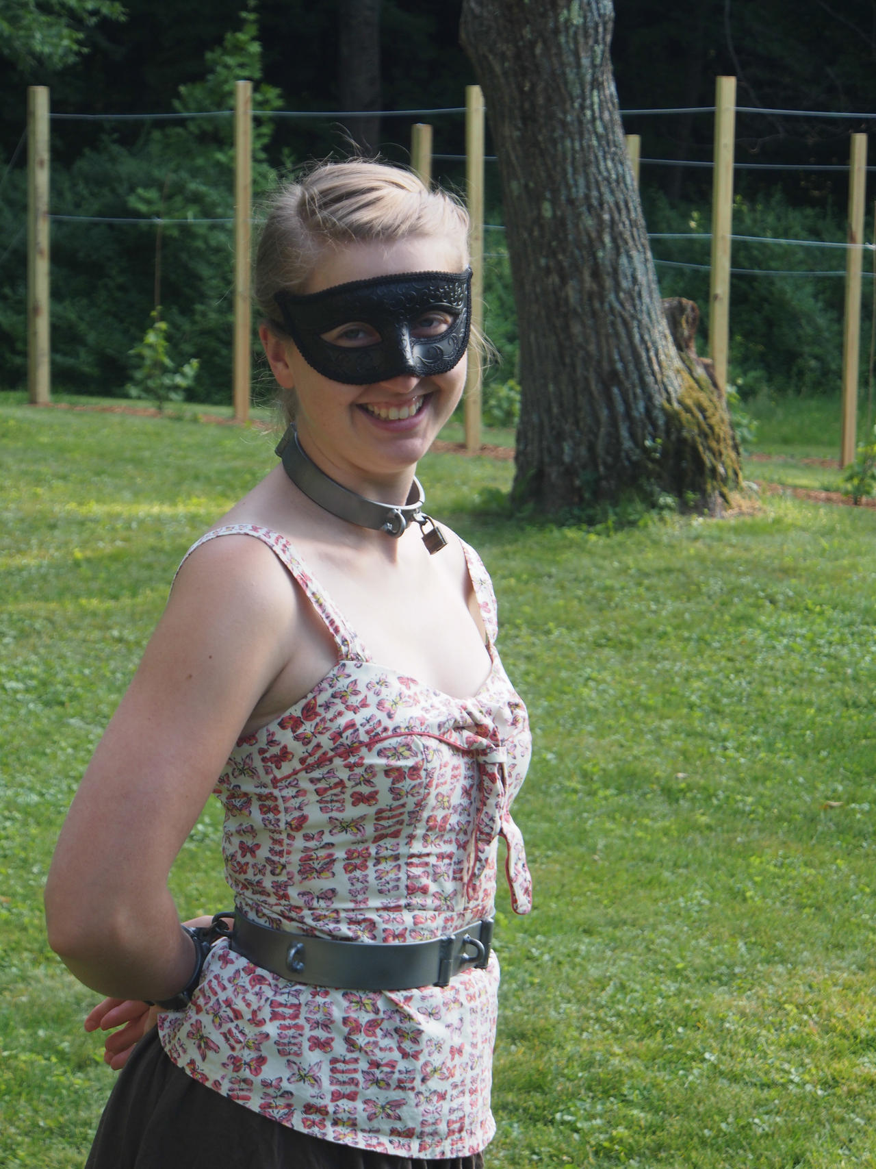 Shackled Deviantart Shackled in the Garden 2 by kinkykusco on DeviantArt