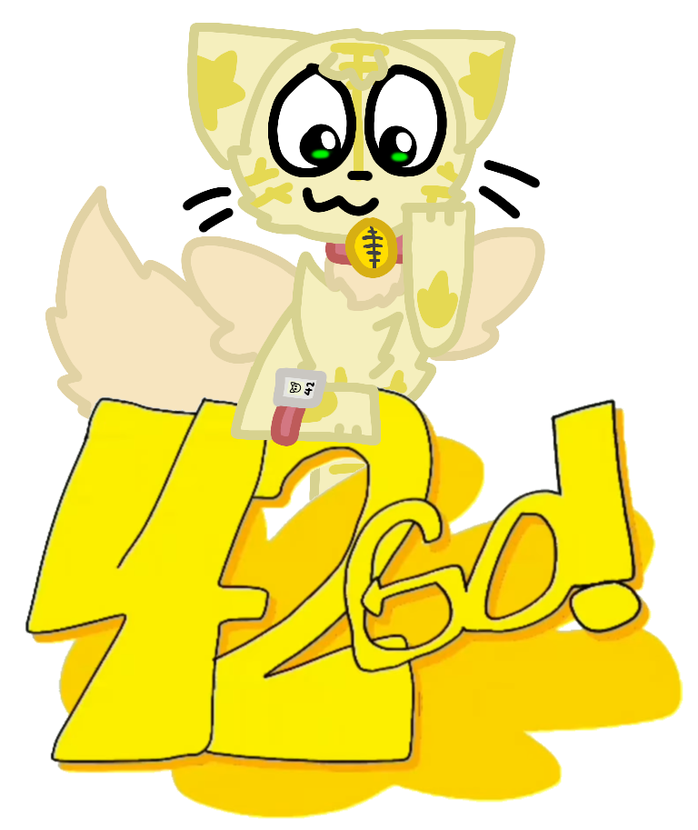 42go Ralr 42 is on the 42go logo by Lunarthekitsune99 on DeviantArt
