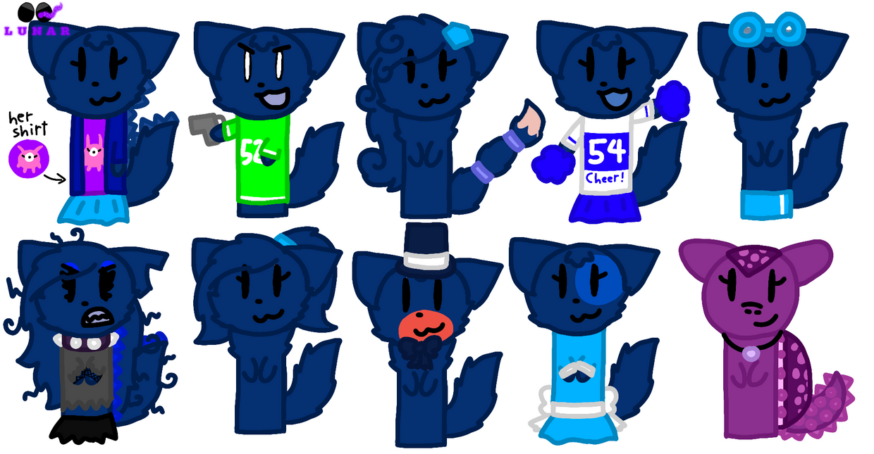 Endless Numbers Derf Endless numbers 51 - 60 in mammal AU (IT'S BACK!) by Lunarthekitsune99 ...