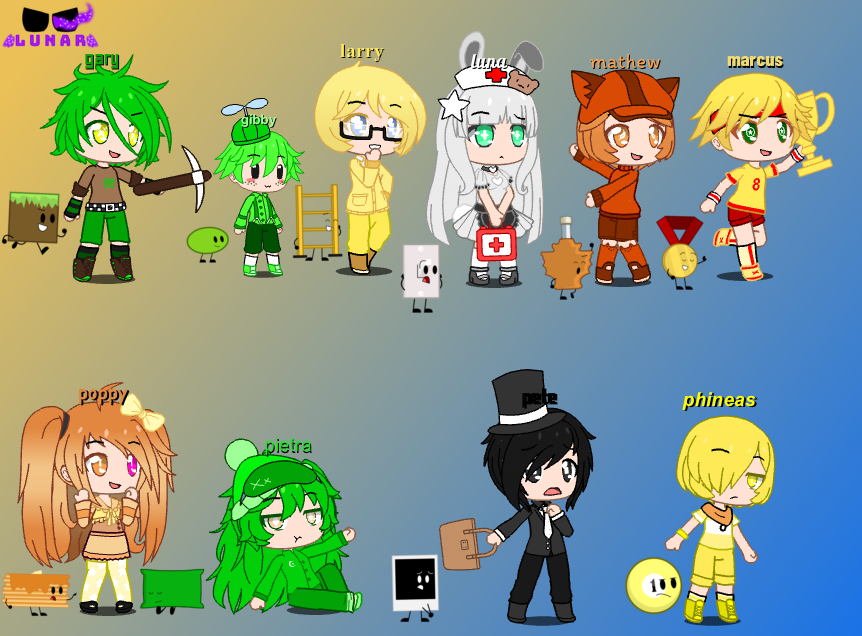 FNaF 2 as Humans in Gacha Club by ItzLunaYT on DeviantArt