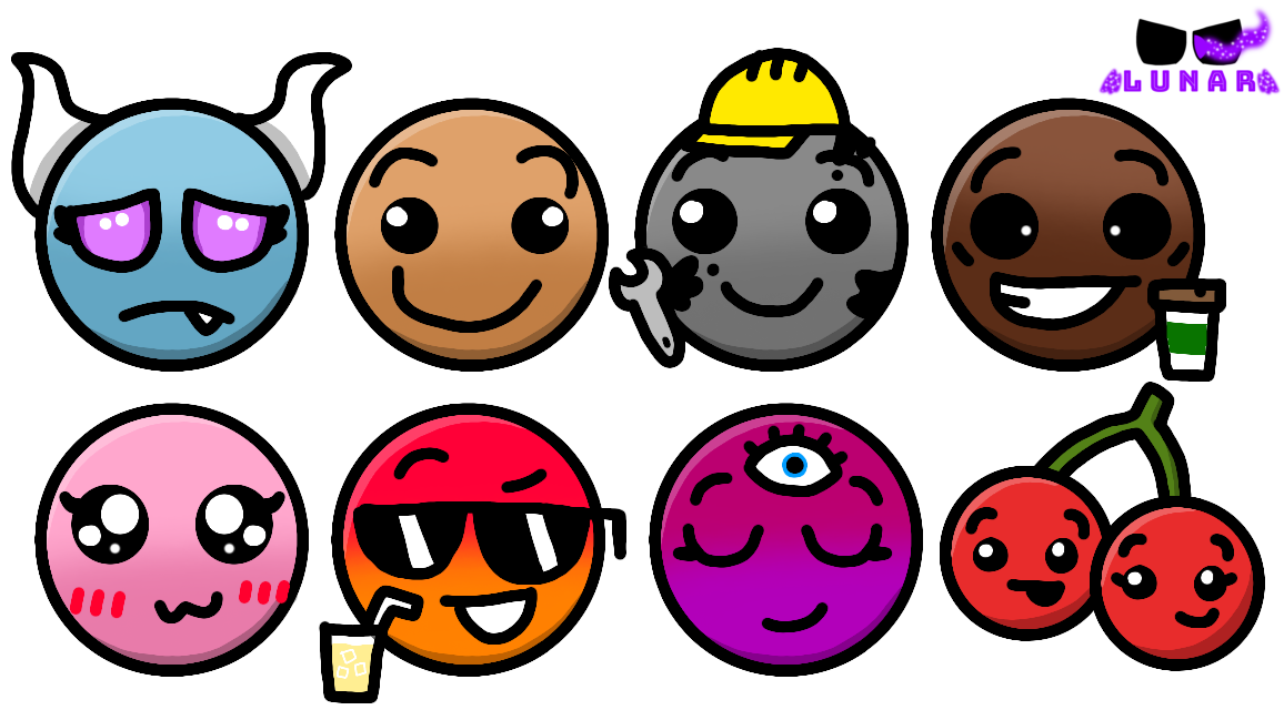 Difficulty Fan Made My 8 fanmade geometry dash 'difficulties'. by Lunarthekitsune99 on ...