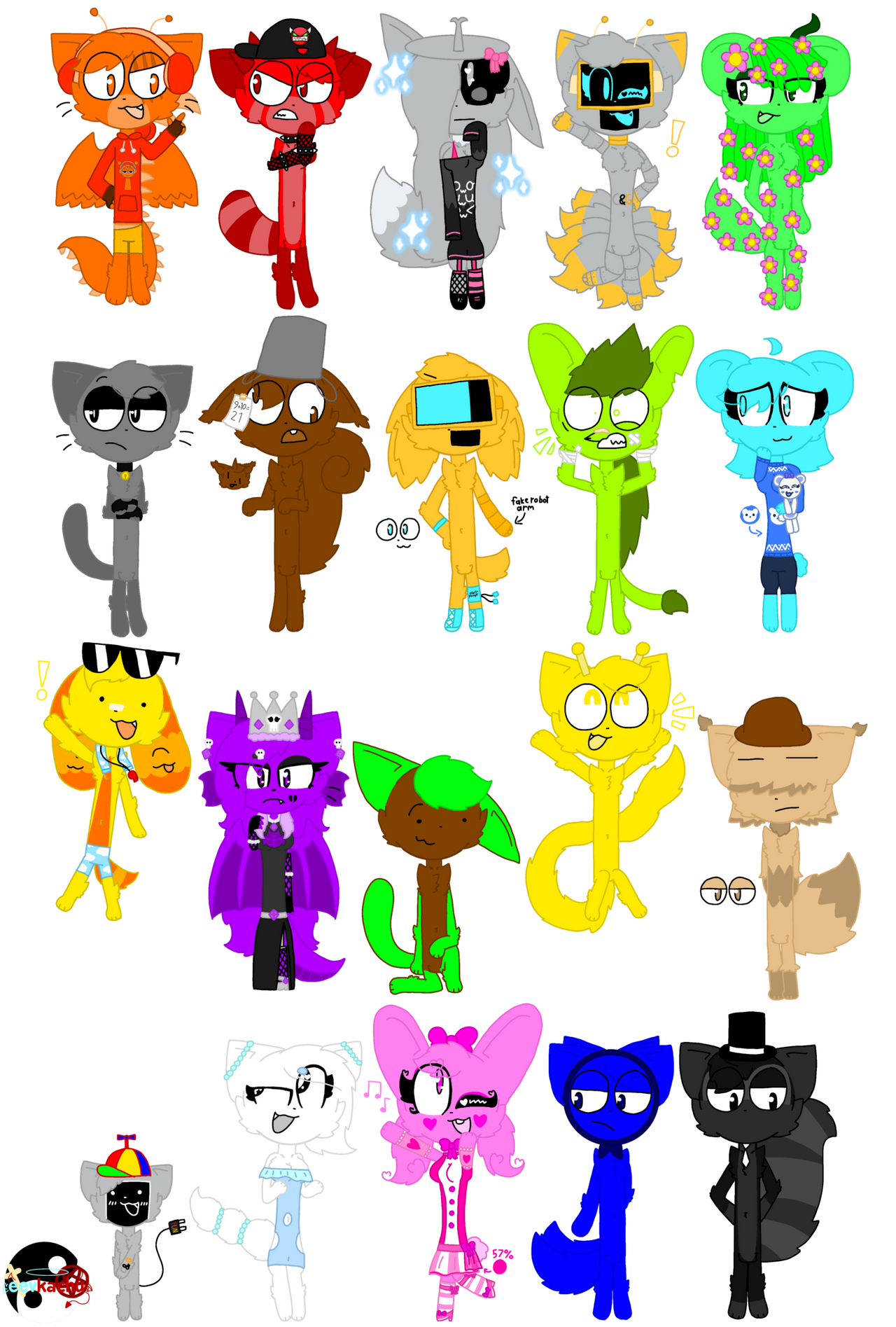 (TW: jevin) Sprunki mammal AU by Lunarthekitsune99 on DeviantArt