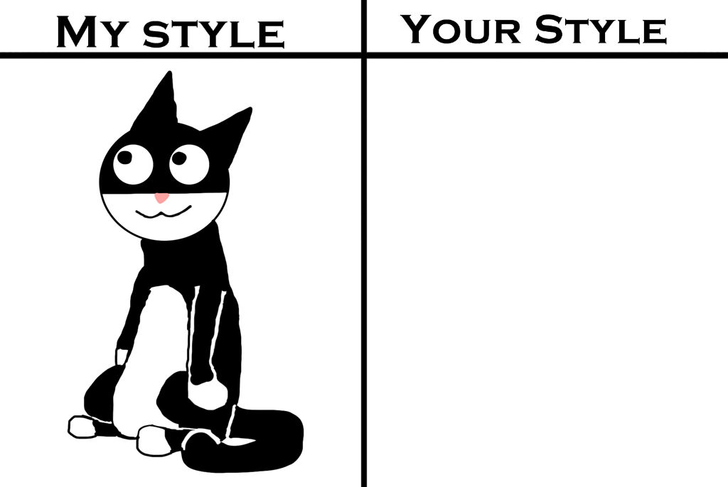 Gilbert Cat Meme Gilbert the Tuxedo Cat Style Meme by Matthewmgcs on DeviantArt