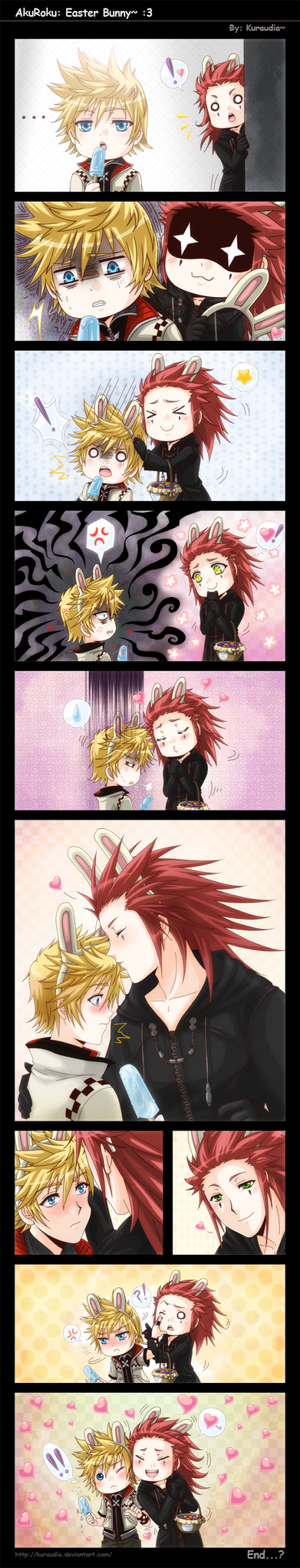 +KH: AkuRoku: Easter Bunny :3+