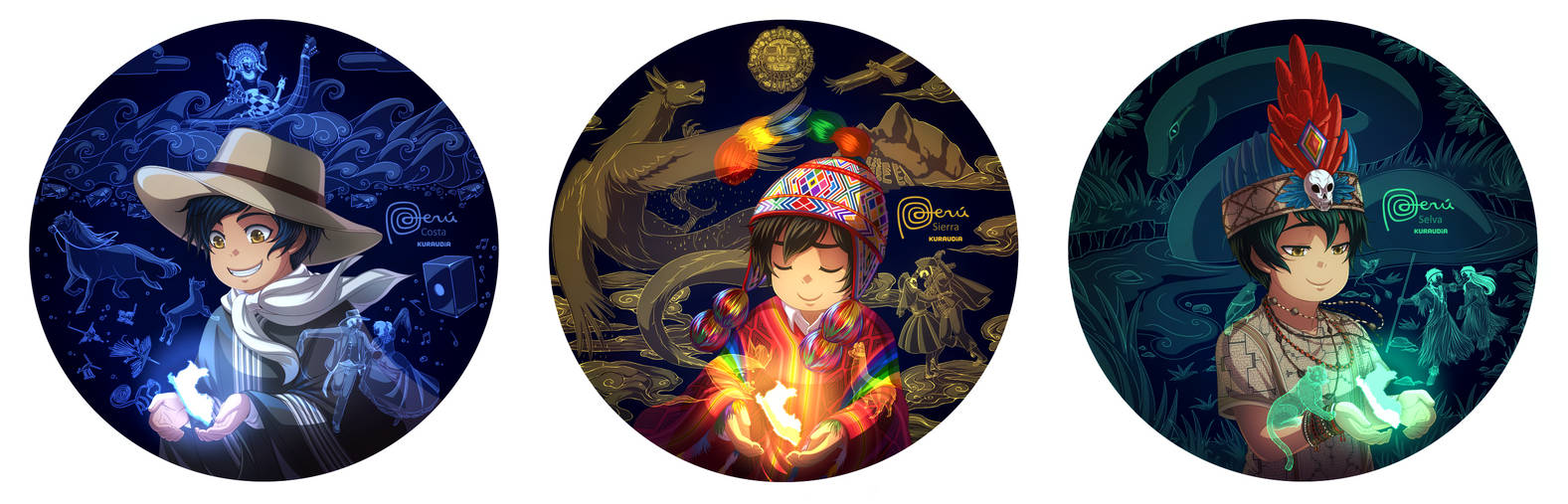 +LH: Traditional Geographic Regions of Peru+ by kuraudia on DeviantArt