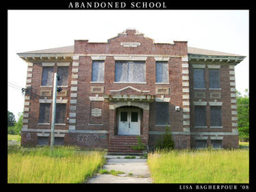 Old Abandoned School Stock 2