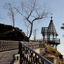 Gazebo on the Hill stock