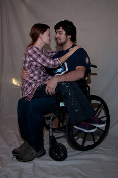 Wheelchair Couple Stock 11