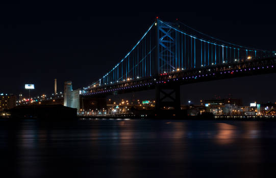 Philadelphia City Skyline Long Exposure 03