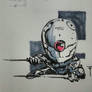 Doodles 032 - chibi MGS Grey Fox
