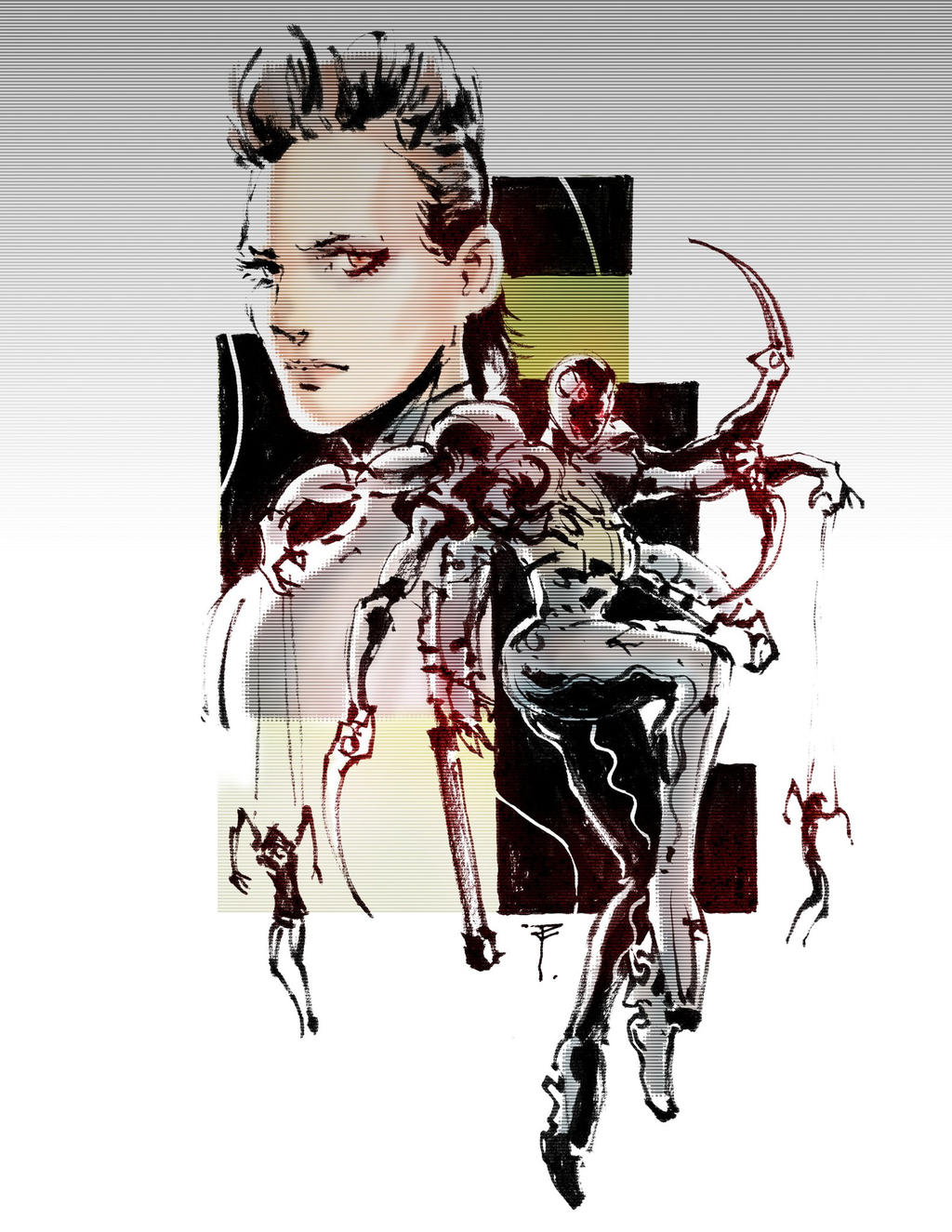 Metal Gear Solid 4 Guns of the Patriots Screaming Mantis Boss Fight