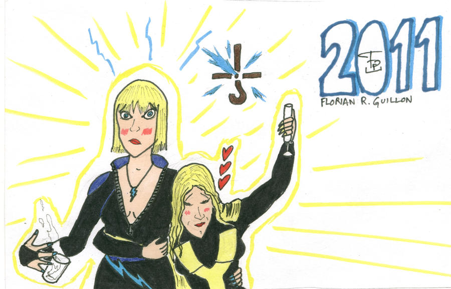 2011 Card - Superheroines clrd