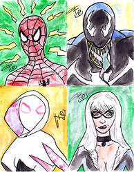 Sketchcards - Spider-Man Universe
