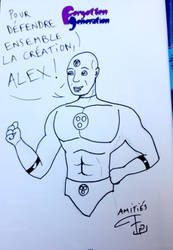 Signed sketch - Dreamlord for Alex