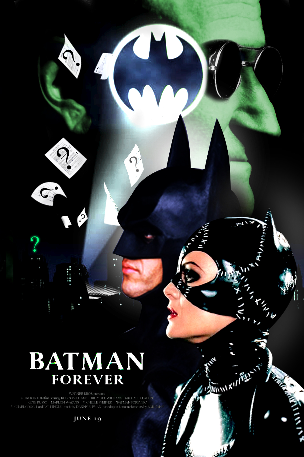 Fortløbende tragedie forbandelse Tim Burton's Batman Forever - FAN POSTER by Paolo97 on DeviantArt