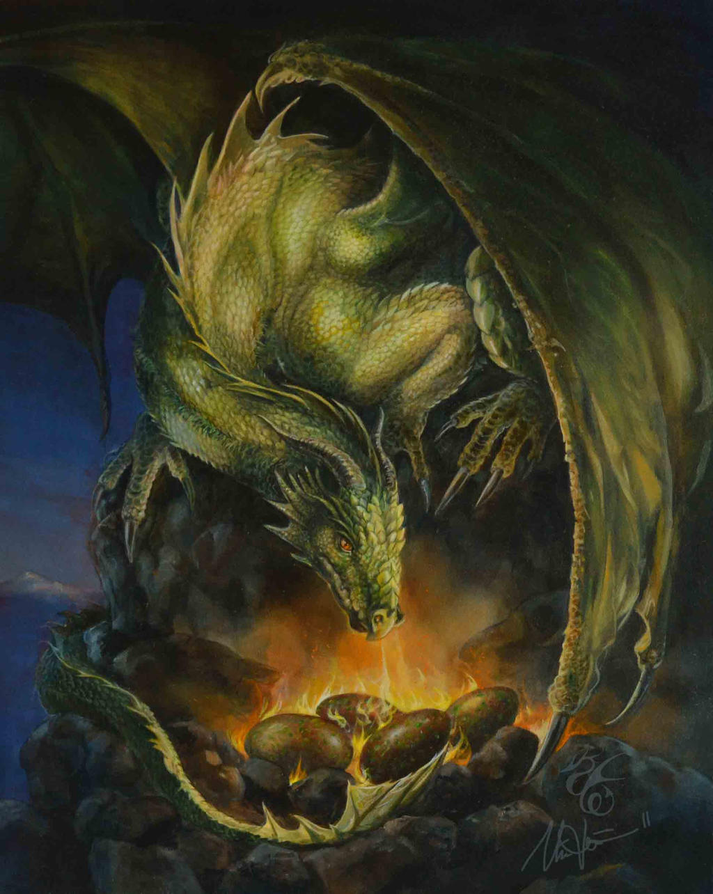 Nesting Dragon Nesting Dragon by Fabeltier on DeviantArt