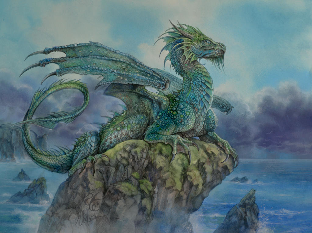 Neptunes Dragon by Fabeltier on DeviantArt