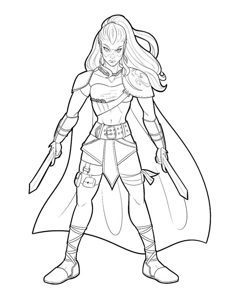 Female ranger drow by HotDog001 on DeviantArt