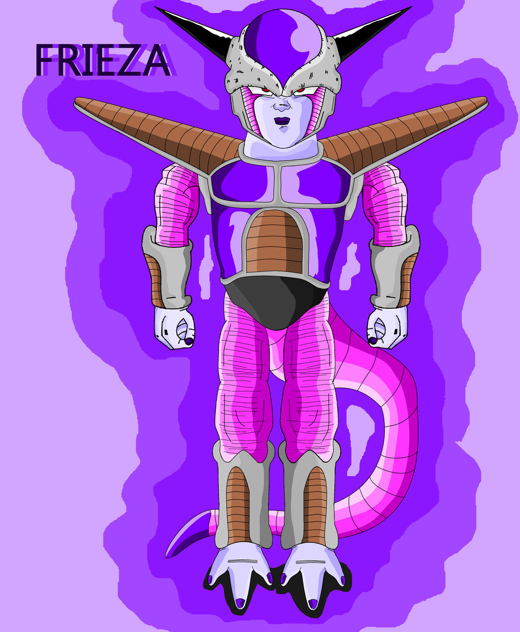 Frieza First Form Full Body by Metalhead211 on DeviantArt