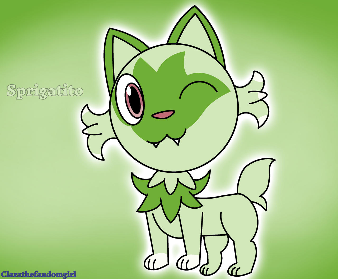 Sprigstito Sprigatito from Pokemon by sendyandfriends on DeviantArt