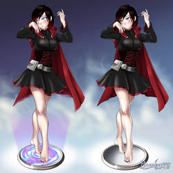 Commission: Ruby Hypnotized and Mannequinized