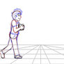 Walking Animation WIP GIF