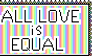 All Love Is Equal Stamp