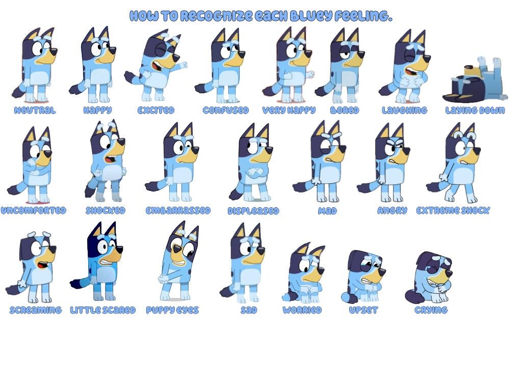 how to recognize each Bluey feeling by marbelflo3 on DeviantArt