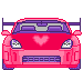 Kawaii Pixel Car