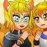 Catgirl Minikomew and Sailor Fuku Evil Neuro Japan
