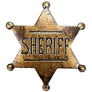 Old West Sheriff Badge