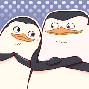 Skipper and Private- The Penguins of Madagascar