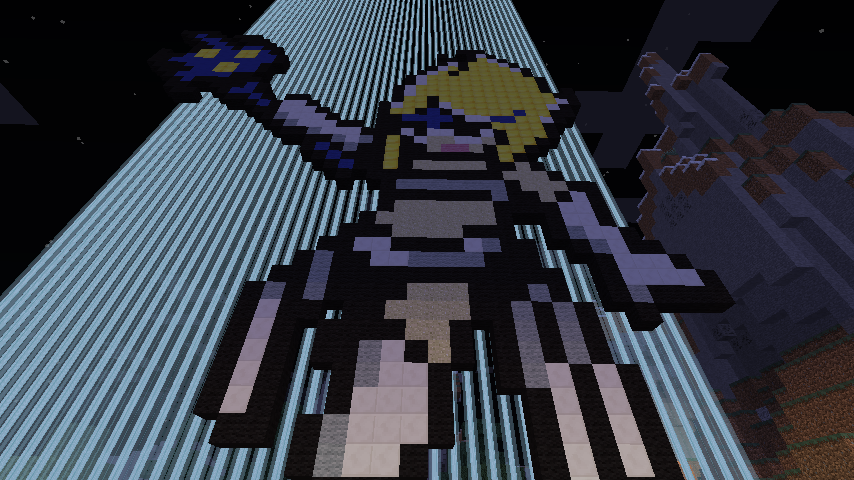 8-Bit Janna in Minecraft