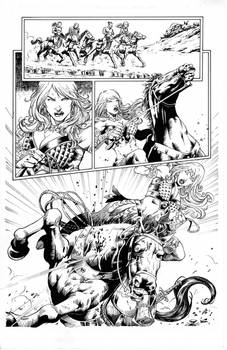 Red Sonja 73 Page 16 by Marcio Abreu