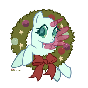 MLP Christmas Base by evatheporcelain